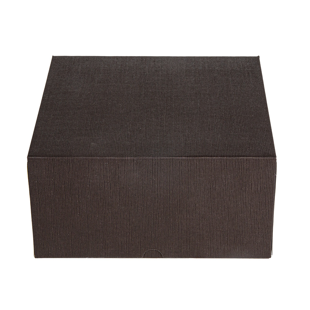 269.55-SCATOLE PER PASTICCERIA SENZA FINESTRA 'THEPACK'  24x24x12 CM CIOCCOLATO CARTONE NANO-MICRO (50 u.)