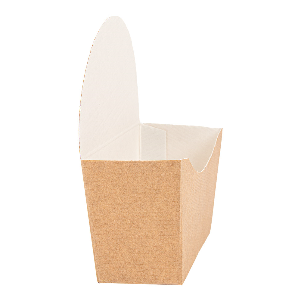 252.58-SCATOLINA BAGEL SCOOP 'THEPACK'  12x4,5x12 CM MARRONE CARTONE NANO-MICRO (100 u.)