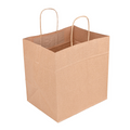 167.15-BORSE SOS TRAITEUR CON MANICI  90 G/M2 26+20x27 CM NATURALE KRAFT (250 u.)