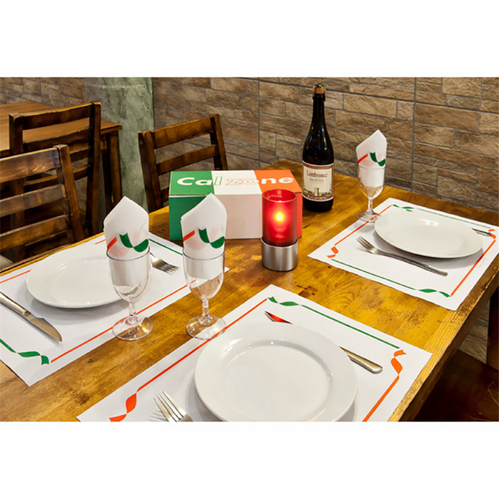 166.74-TOVAGLIOLI ECOLABEL 'DOUBLE POINT' TRATTORIA 18 G/M2 40x40 CM BIANCO TISSUE (50 u.)