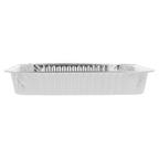 135.47-CONTENITORE RETTANGOLARE  1190 ML 22,7x17,7x3,6 CM ALLUMINIO (100 u.)