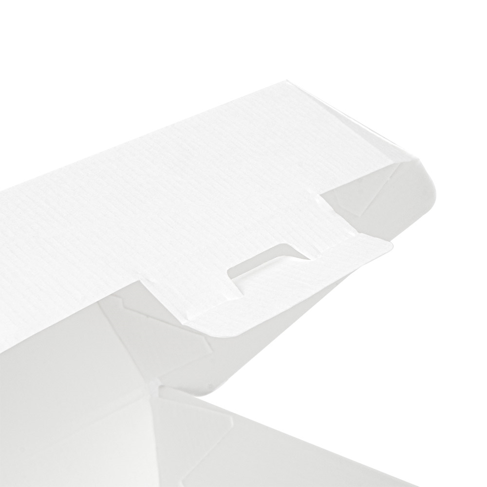 234.06-SCATOLE HAMBURGER 'THEPACK'  13x12,5x6,2 CM (S) BIANCO CARTONE NANO-MICRO (50 u.)