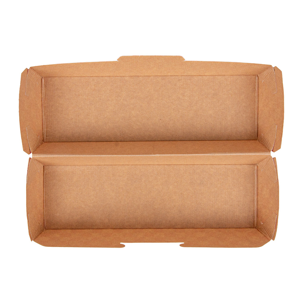 274.04-VASCHETTE "HOT DOG" 'THEPACK' RED FITIPALDI  23,2x9x6,3 CM ROSSO/NATURALE CARTONE NANO-MICRO (50 u.)