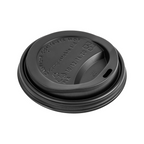228.75-COPERCHI PER BICCHIERI 300/360 ML BIODEGRADABLE  NERO CPLA (50 u.)