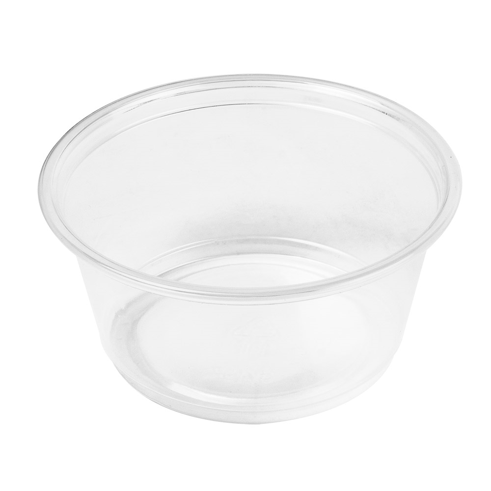 215.08-50 COPPETTE PICCOLE + 50 COPERCHI 100 ML Ø7,4x3,5 CM TRASPARENTE PP