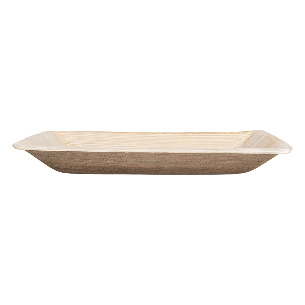 232.44-PIATTI 'ARECA'  20x13,5x2,5 CM NATURALE ARECA (25 u.)