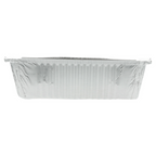 135.73-VASCHETTA RETTANGOLARE  2300 ML 25,5x18,7x6,4 CM ALLUMINIO (100 u.)