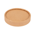 233.28-COPERCHIO TERRINA GELATI 120 ML 280 + 18 PE G/M2 Ø7,7 CM MARRONE CARTONE (50 u.)