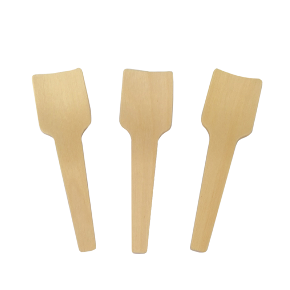 220.22-CUCCHIAINI GELATI 'WOOD'  7 CM NATURALE LEGNO (100 u.)