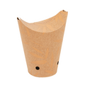 281.47-BICCHIERE FRITTI CHIUSO 'FEEL GREEN' 16 OZ - 480 ML 200 + 25PE G/M2 8,5x14 CM MARRONE CARTONE (50 u.)