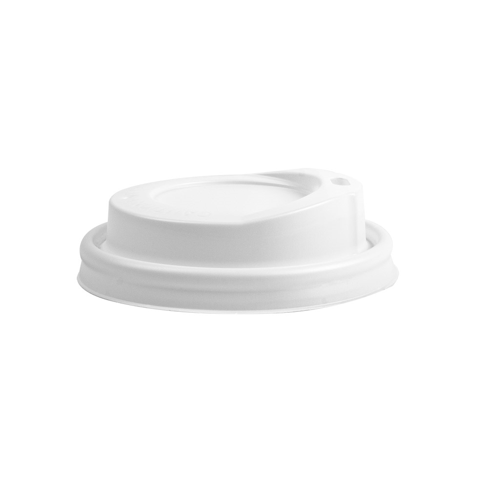 222.03-COPERCHIO ALTO PER BICCHIERI 240 ML.   BIANCO PS (100 u.)
