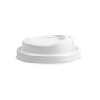 222.03-COPERCHIO ALTO PER BICCHIERI 240 ML.   BIANCO PS (100 u.)