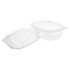 169.28-CONTENITORE CON COPERCHIO 250 ML 13,2x9,5x4,1 CM TRASPARENTE RPET (100 u.)