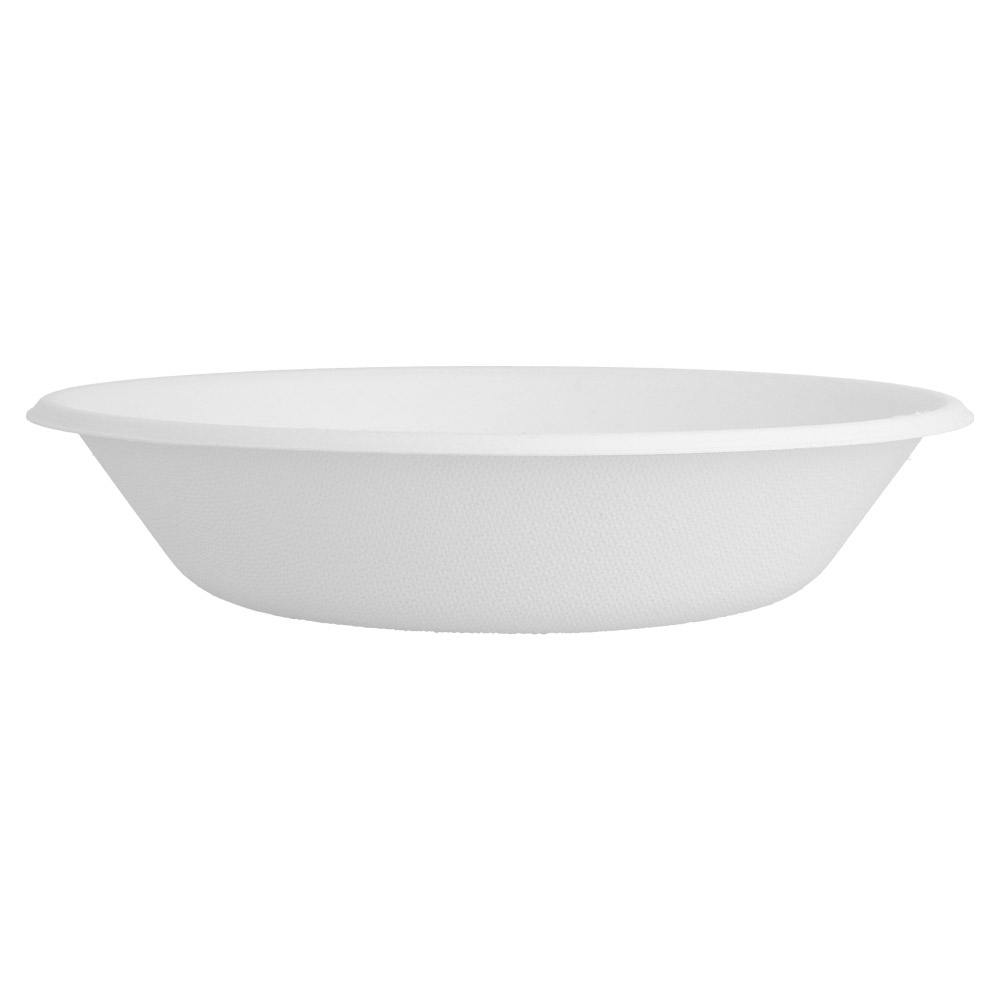 212.77-PIATTI FONDI 'BIONIC' 680 ML Ø 19x4 CM BIANCO BAGASSA (50 u.)