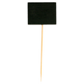 195.39-SPIEDINI "LAVAGNA" BAMBOO  3,5x2,5x9 (h) CM NERO BAMBÙ (100 u.)