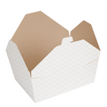 279.22-SCATOLE AMERICANE PER MICROONDE 'THEPACK' CUBE 2880 ML 19,6x14x9 CM BIANCO/NATURALE CARTONE NANO-MICRO + PP (50 u.)