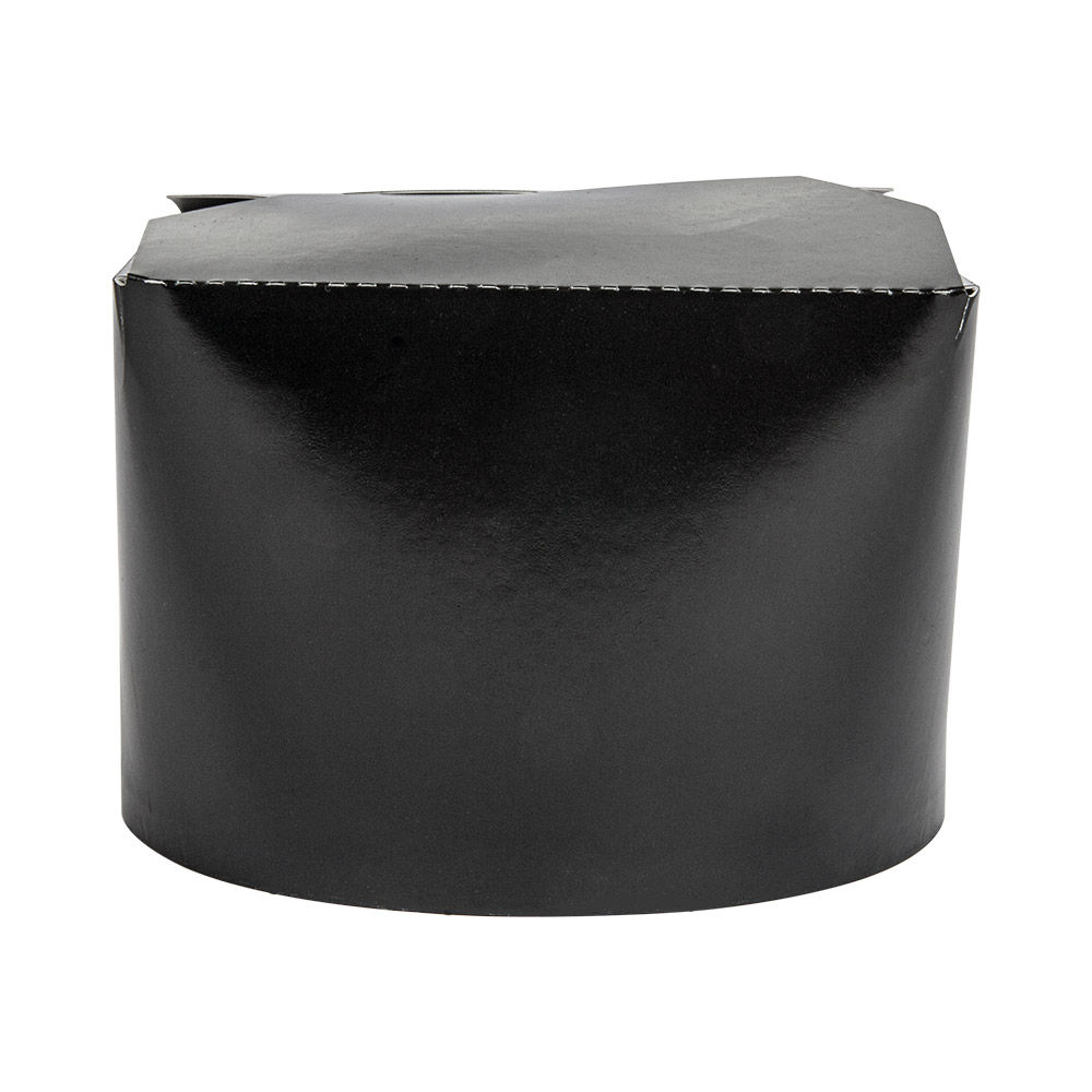 256.86-RICIPIENTI INSALATA 1000 ML 305 + 18 PE G/M2 Ø12,3x8,5 CM NERO CARTONE (50 u.)