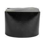 256.86-RICIPIENTI INSALATA 1000 ML 305 + 18 PE G/M2 Ø12,3x8,5 CM NERO CARTONE (50 u.)