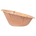 250.45-CIOTOLE OVALE CURVA 'ARECA' 70 ML 10x7,2x4,8 CM NATURALE ARECA (25 u.)