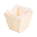 254.04-300 PZ. CONI + STAMPI IN SILICONE WOOD 50 ML 5x5x4,5 CM NATURALE LEGNO (25 u.)