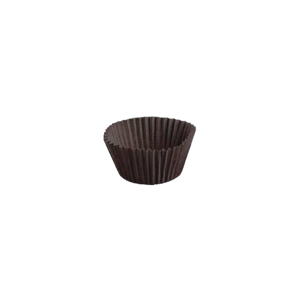 184.85-PIROTTINI PETIT FOURS  50 G/M2 Ø 2,4x2 CM CACAO PERGAMANA ANTIGRASSI (500 u.)