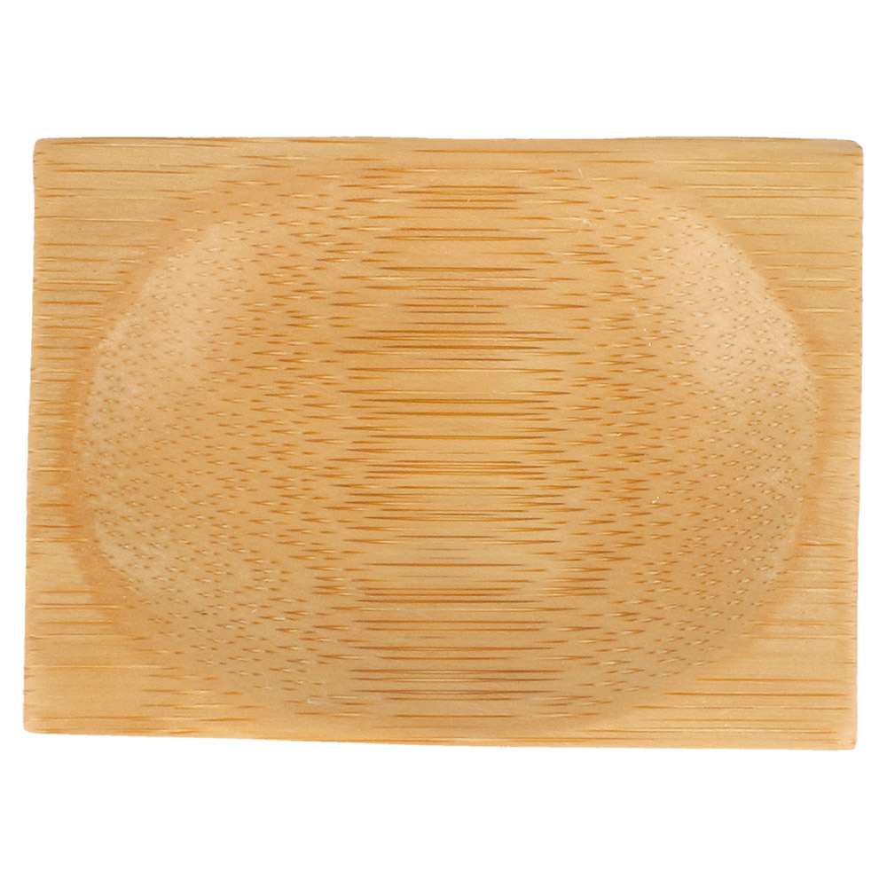 191.77-MINI PIATTI RETTANGOLARI BAMBOO  6x8 CM NATURALE BAMBÙ (24 u.)