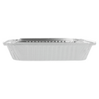 135.68-VASCHETTA RETTANGOLARE  900 ML 21,9x15,8x3,8 CM ALLUMINIO (100 u.)