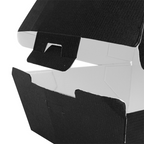234.20-SCATOLE HAMBURGER 'THEPACK'  14,4x13,6x9,2 CM (L+) NERO CARTONE NANO-MICRO (50 u.)
