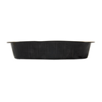 267.83-CONTENITORI LACCATI  1530 ML 23,6x18,5x4,5 CM NERO/ORO ALLUMINIO (50 u.)
