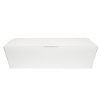 235.19-SCATOLE "LUNCH BOX" COPPERCHIO 'THEPACK' 1500 ML (48 oz) 21x18x5,5 CM BIANCO CARTONE NANO-MICRO (60 u.)