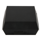 234.16-SCATOLE HAMBURGER 'THEPACK'  14,2x13,7x6,1 CM (L) NERO CARTONE NANO-MICRO (50 u.)