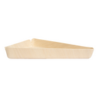 257.59-BARCHETTE TRIANGOLARE 'WOOD'  21x14x2,5 CM NATURALE LEGNO (50 u.)
