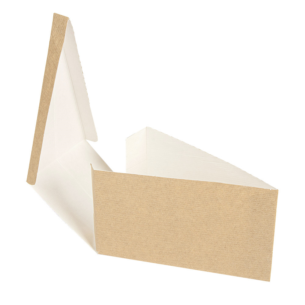 252.60-SCATOLE FETTA DI TORTA 'THEPACK'  14,4x8,5x9 CM MARRONE CARTONE NANO-MICRO (100 u.)