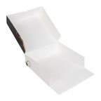204.68-SCATOLE PER PASTICCERIA SENZA FINESTRA 'THEPACK' CLASSIC  32x32x10 CM BIANCO CARTONE NANO-MICRO (50 u.)