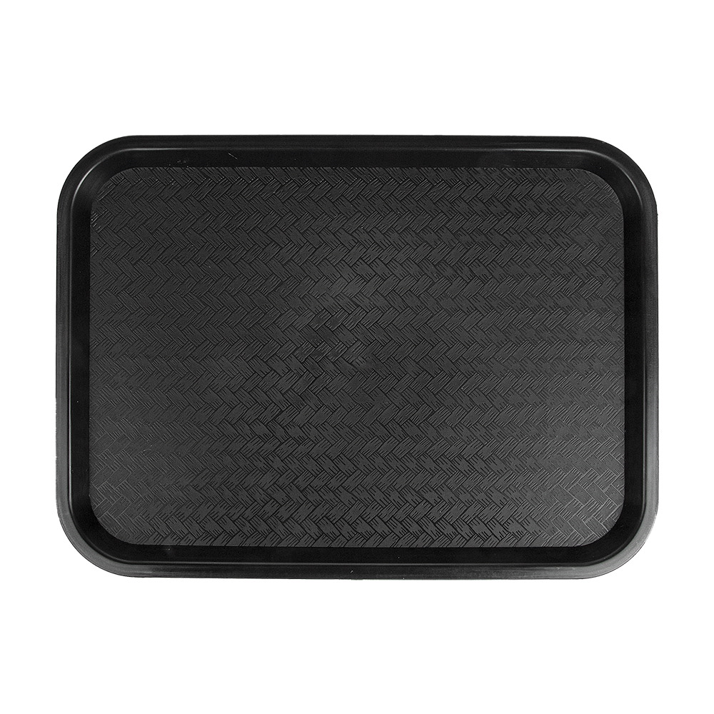 257.61-VASSOIO FAST FOOD   30,4x41,4x1,8 CM NERO PP