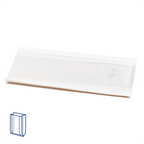 176.02-SACCHETTO CON FINESTRA  50 G/M2 + 15 PP 9+5x17 CM BIANCO KRAFT (100 u.)