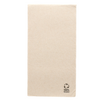 230.87-TOVAGLIOLI ECOLABEL P. 1/8 'DOUBLE POINT'  19 G/M2 40x40 CM NATURALE TISSUE RICICLATO (50 u.)