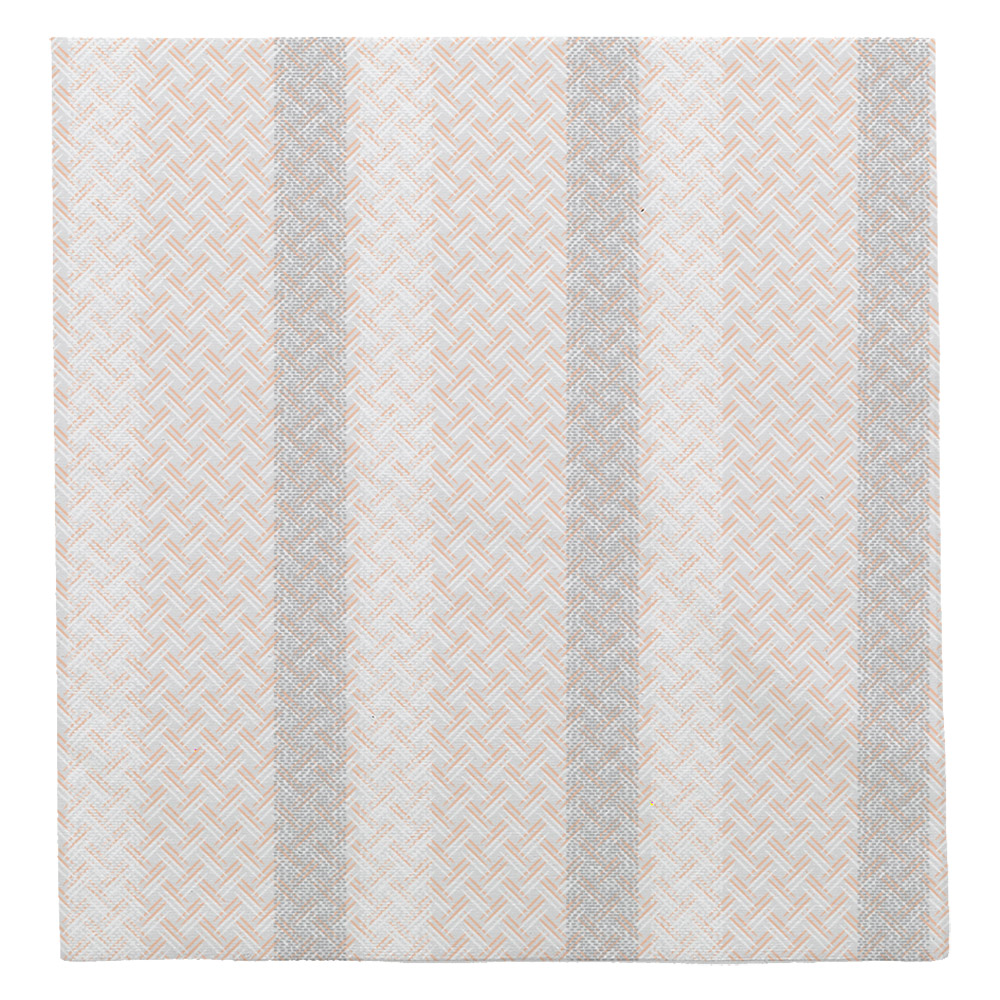 272.14-TOVAGLIOLI 'LIKE LINEN' MADRAS III 70 G/M2 40x40 CM GRIGIO/PESCA SPUNLACE (50 u.)