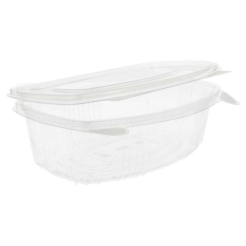 169.32-CONTENITORE CON COPERCHIO 750 ML 17,7x12,5x6,3 CM TRASPARENTE RPET (100 u.)
