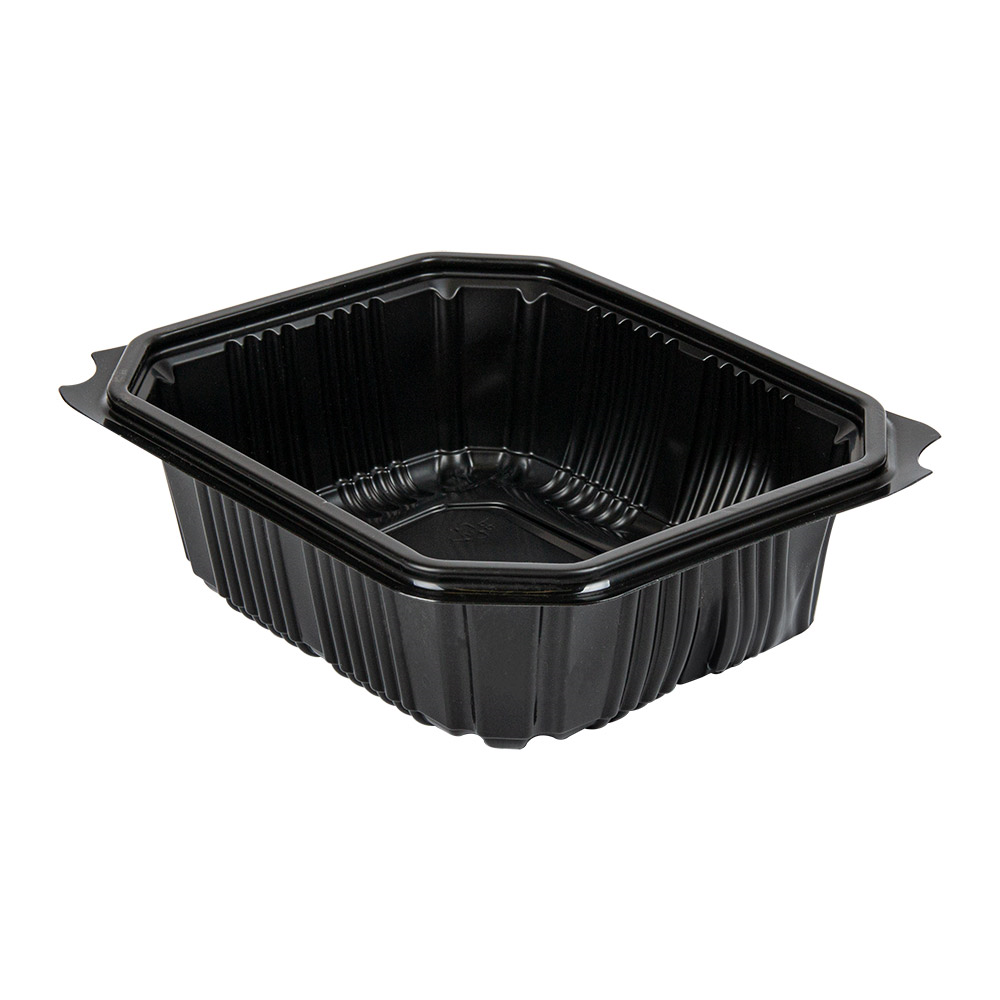 262.66-RECIPIENTI 1000 ML 19,4x16,4x6,4 CM NERO PP (50 u.)