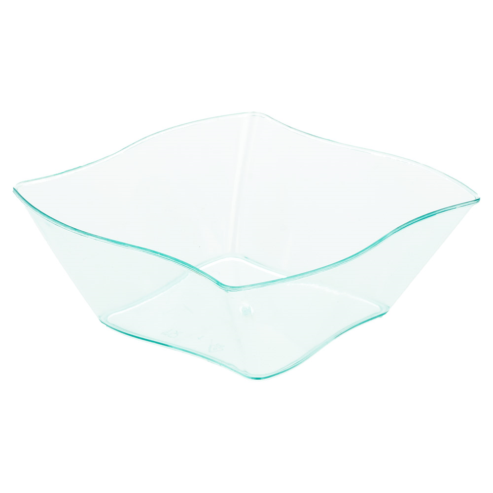 170.70-CONTENITORI APERITIVOS STELLA   9x9x3,5 CM VERDE ACQUA PS (50 u.)