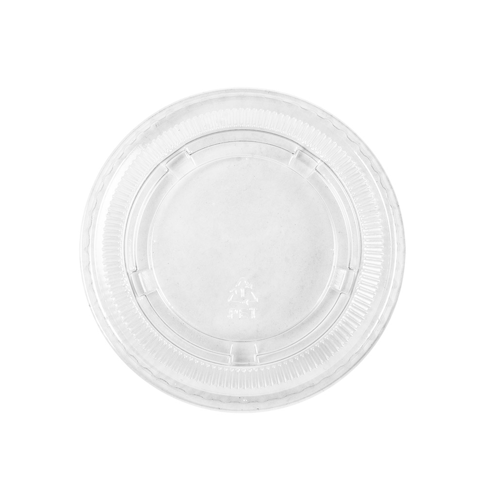 130.31-COPERCHI CODICI 130.11/12/13/16/22/24   Ø 7,4 CM TRASPARENTE PET (125 u.)