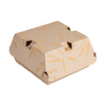 274.15-SCATOLE HAMBURGER 'THEPACK-FEEL GREEN'  14,7x14x7 CM NATURALE CARTONE NANO-MICRO (50 u.)