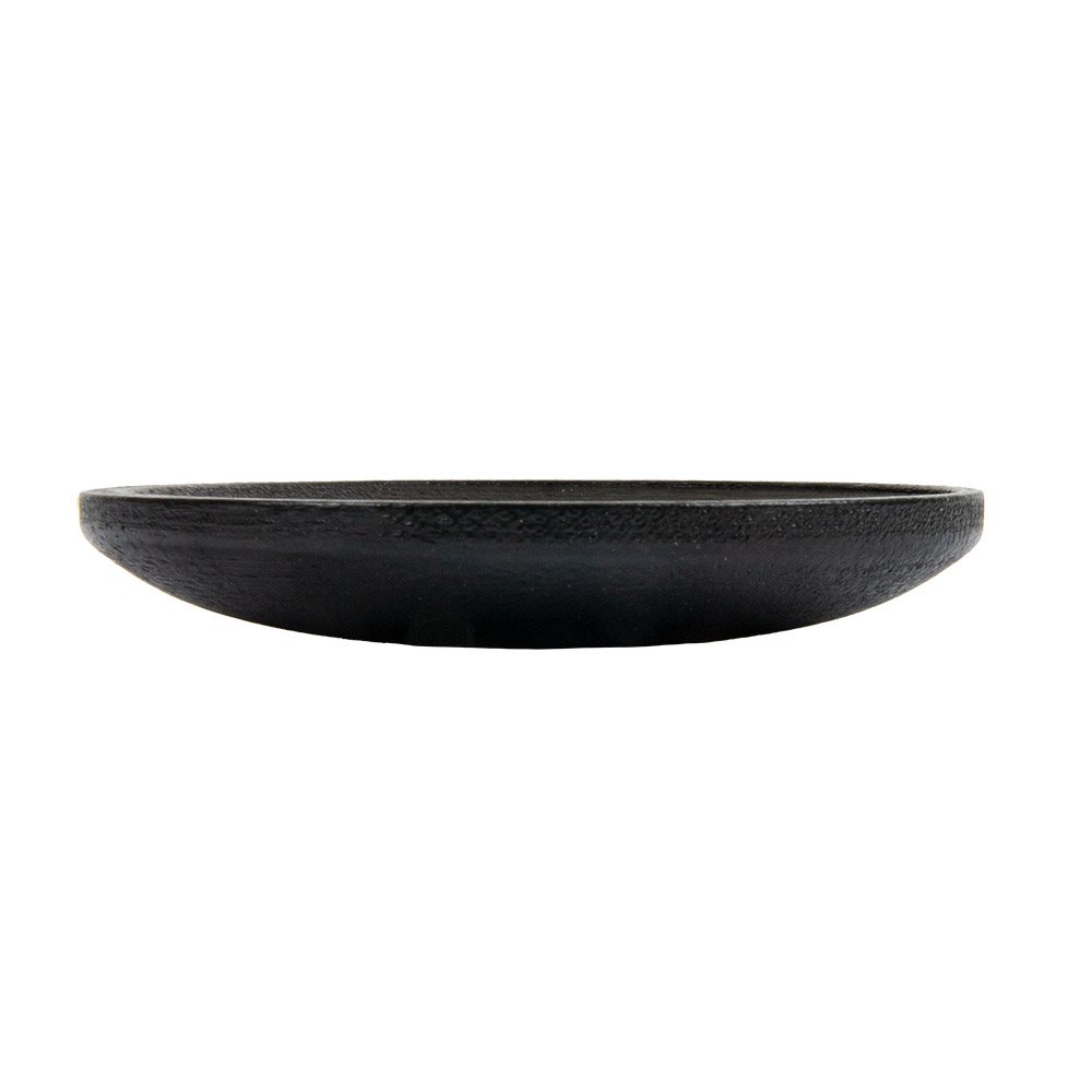 278.31-MINI PIATTO ROTONDO 'BAMBOO'  Ø 6x1 CM NERO BAMBÙ (12 u.)