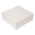 253.34-SCATOLE PER PASTICCERIA SENZA FINESTRA 'THEPACK' DECO  28x28x10 CM BIANCO CARTONE NANO-MICRO (50 u.)