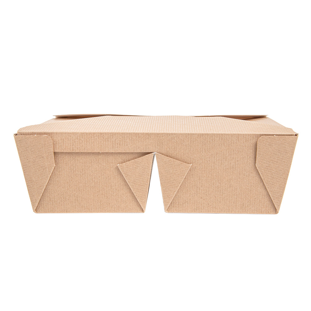 258.48-SCATOLE AMERICANE 2 SCOMPARTI 'THEPACK' 990 + 990 ML 19,6x14x6,2 CM NATURALE CARTONE NANO-MICRO + PP (50 u.)