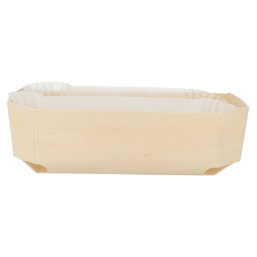 154.88-CONI + STAMPI IN SILICONE 'WOOD' 400 ML 14x9x4,5 CM NATURALE LEGNO (25 u.)