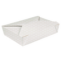 279.20-SCATOLE AMERICANE PER MICROONDE 'THEPACK' CUBE 1470 ML 19,6x14x4,5 CM BIANCO/NATURALE CARTONE NANO-MICRO + PP (50 u.)