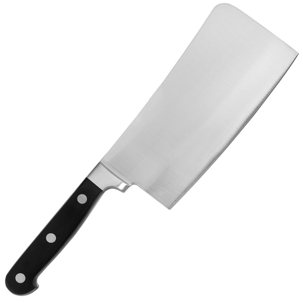 449.24-FALCETTA FALCETTA, MANICO ABS   17 CM ARGENTO ACCIAIO INOX