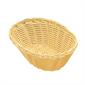 206.51-CESTINI SIMILE VIMINI OVALE   17,8x13x5 CM NATURALE PP (12 u.)